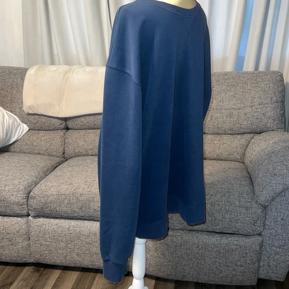 Fruit of the Loom Blue Medium Weight Soft Sweatshirt Size 2XL - Picture 2 of 5